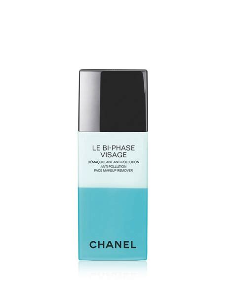 chanel le bi phase visage anti pollution face makeup remover